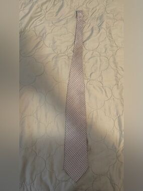 Vintage Giorgio Armani Cravatte Grey 100 Silk Tie Made In Italy